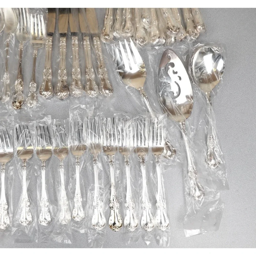 Vintage Emporium Capwell Silver Plated Flatware Set Antoinette Japan Incomplete